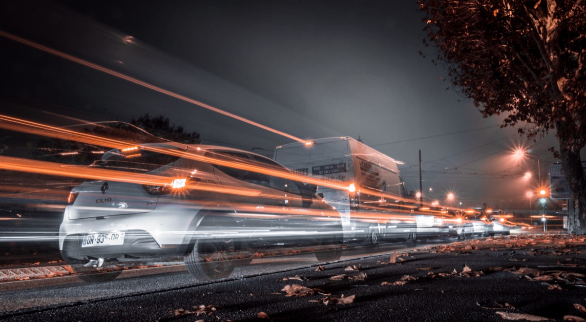 Doppler effect of a vehicle