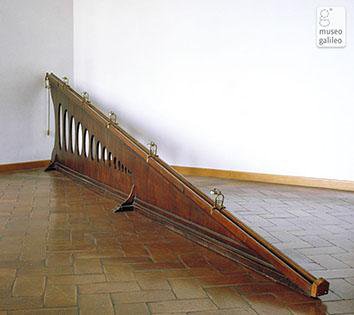 Galileo's inclined plane: d ∝ t²