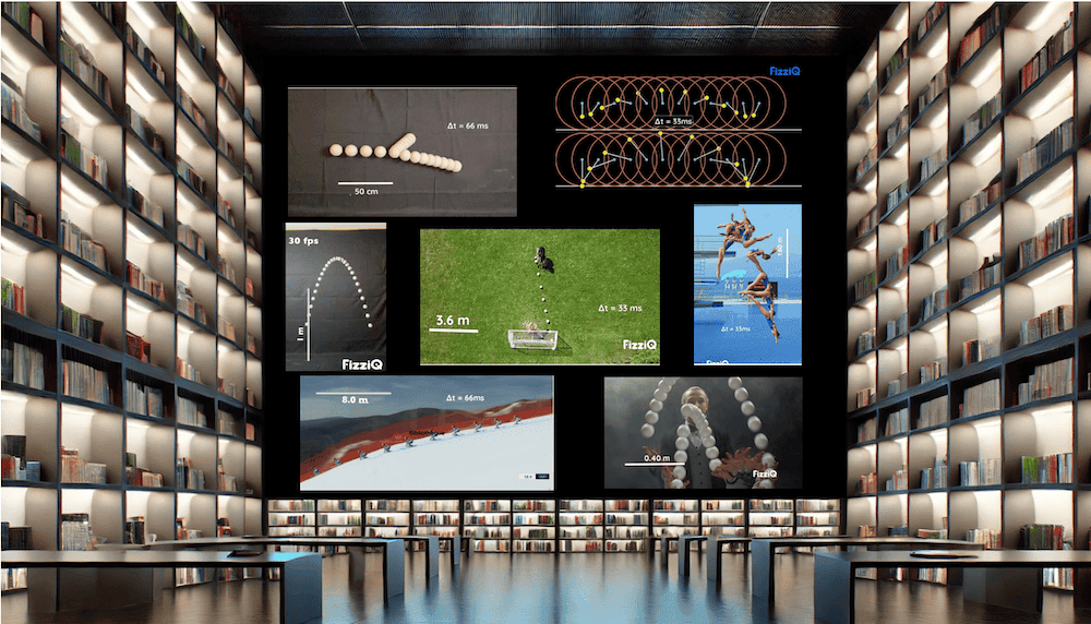 Utiliser la bibliothèque de vidéos FizziQ pour l'analyse cinématique