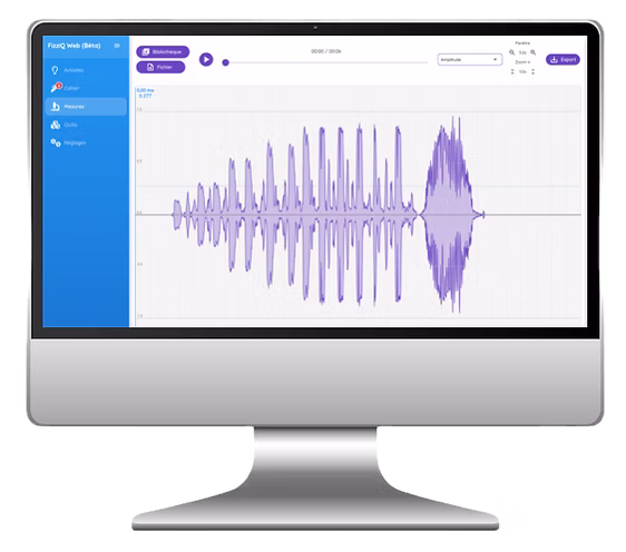 FizziQ Web kinematic video analysis