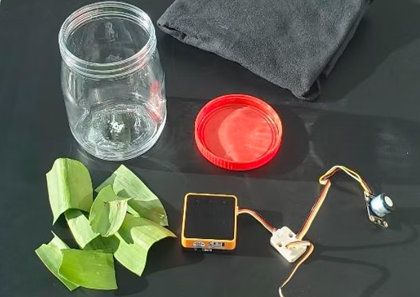Photosynthesis experiment with FizziQ Connect