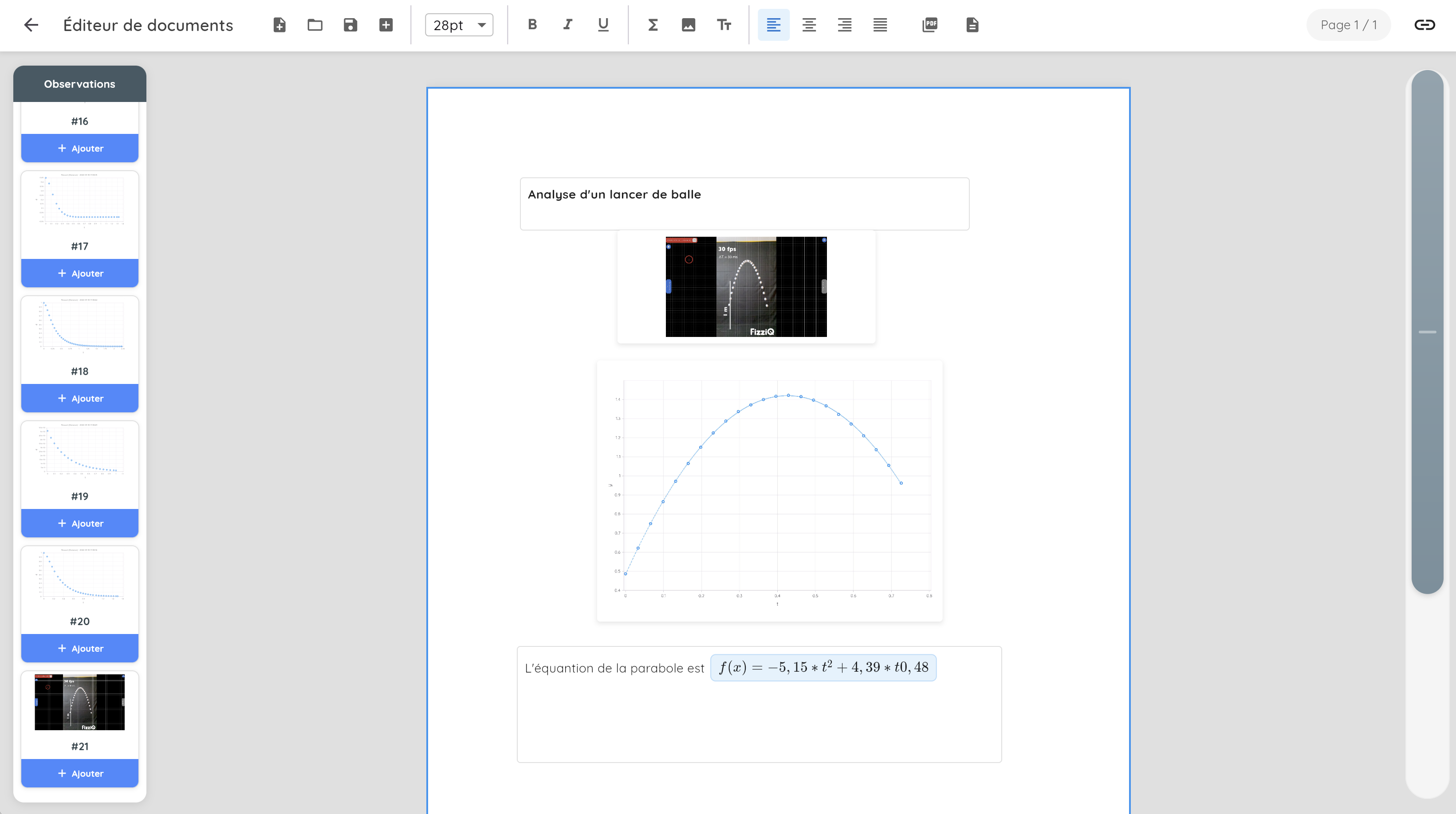 FizziQ Web final report with LaTeX formulas
